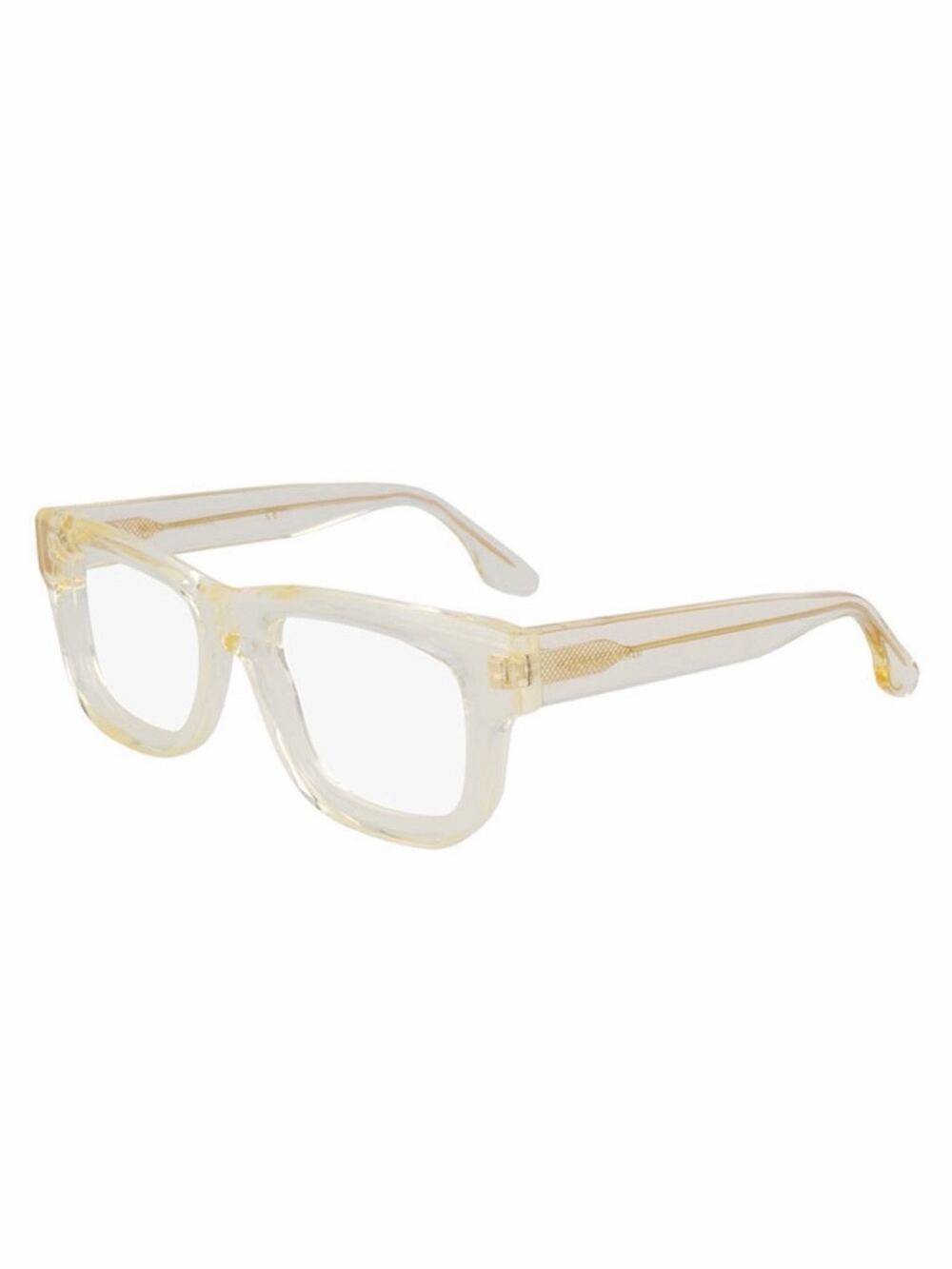 New Victoria Beckham VB2671 771 Transparent Square Frame Glasses Authentic